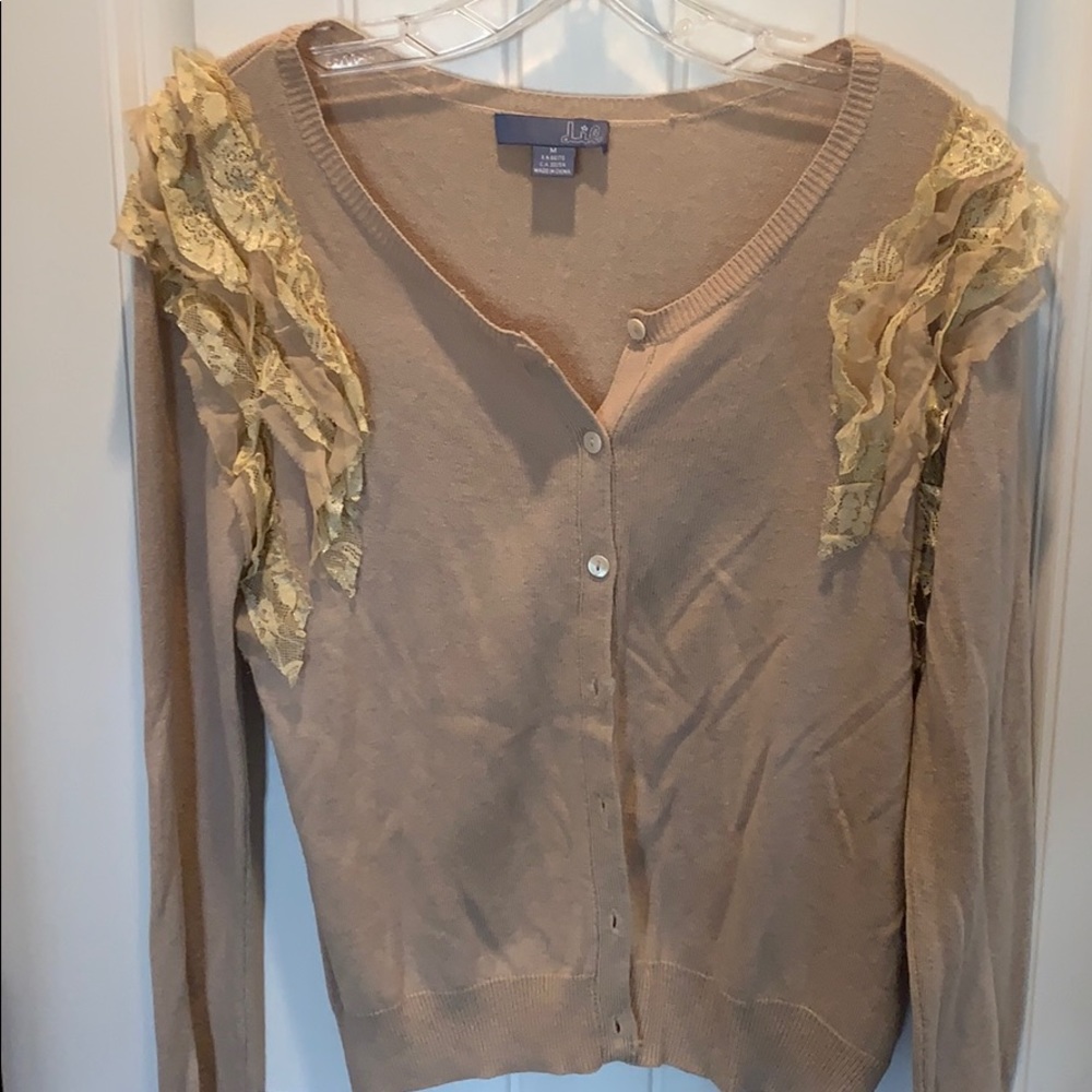 Anthropologie women’s ruffle sweater